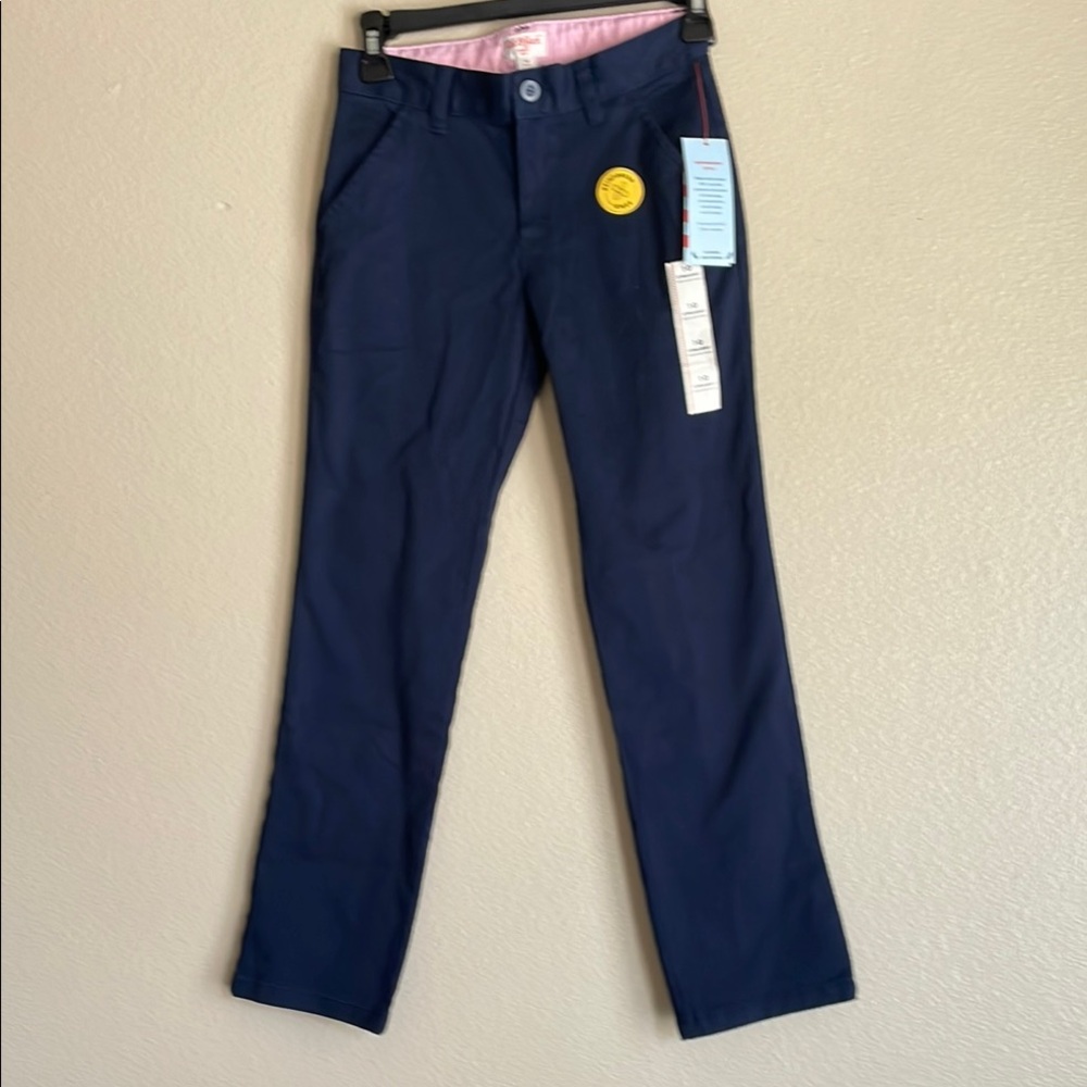 Cat & Jack Navy Straight‎ Leg Uniform Pants Size 10
